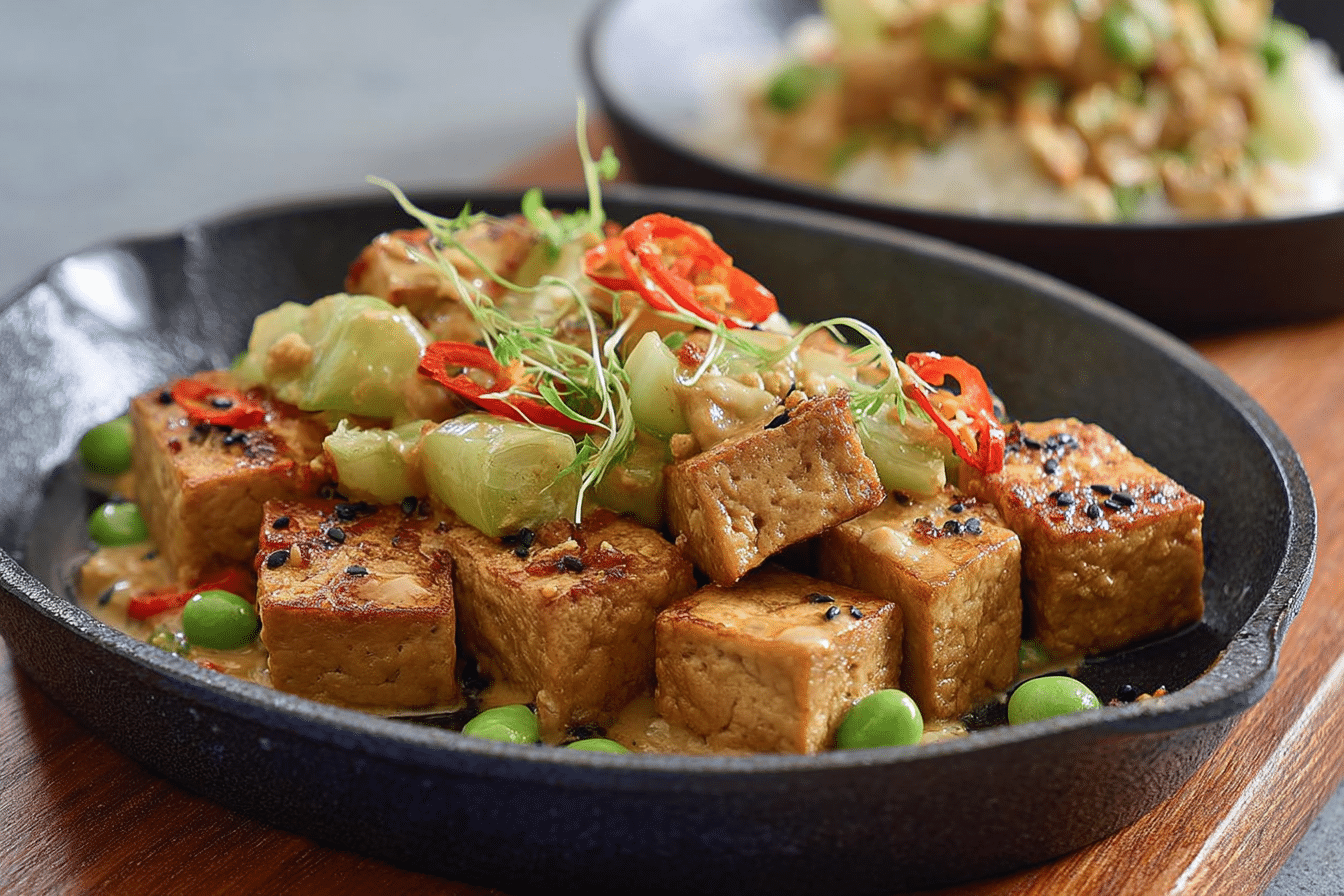 Creamy Sizzling Tofu Recipe
