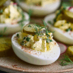Dill Pickle Deviled Eggs