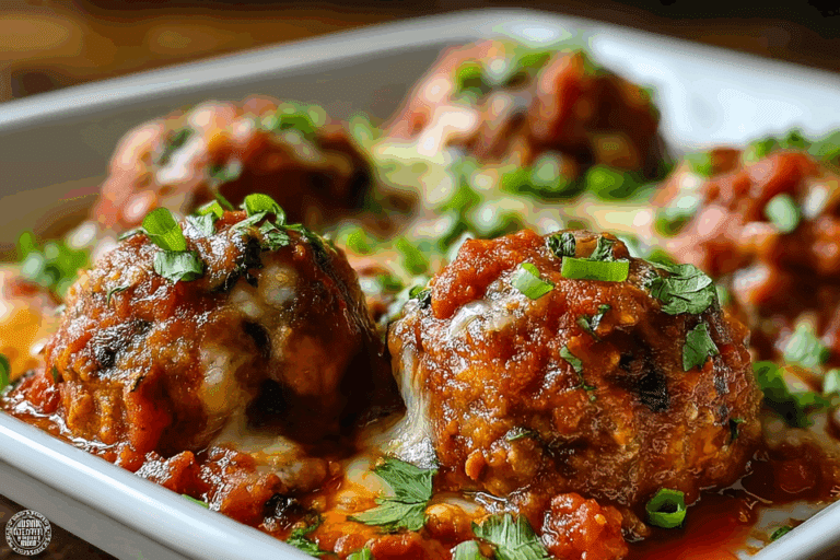 Dump-and-Bake Meatball Casserole Recipe