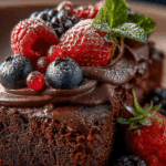 Easy Chocolate Fudge Cake Recipe (with Hot Frosting)