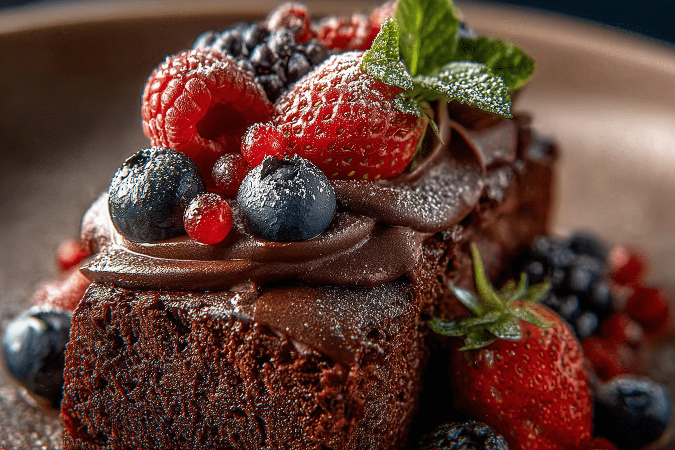Easy Chocolate Fudge Cake Recipe (with Hot Frosting)