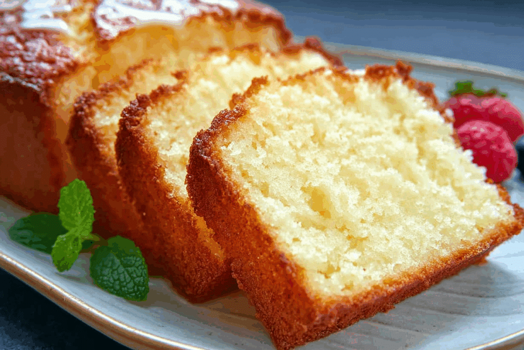 Fluffy Vanilla Loaf Cake