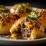 Garlic Parmesan Cheeseburger Bombs: A Cheesy, Savory Delight