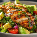 Grilled Chicken Avocado Salad