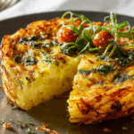Hash Brown Crust Quiche