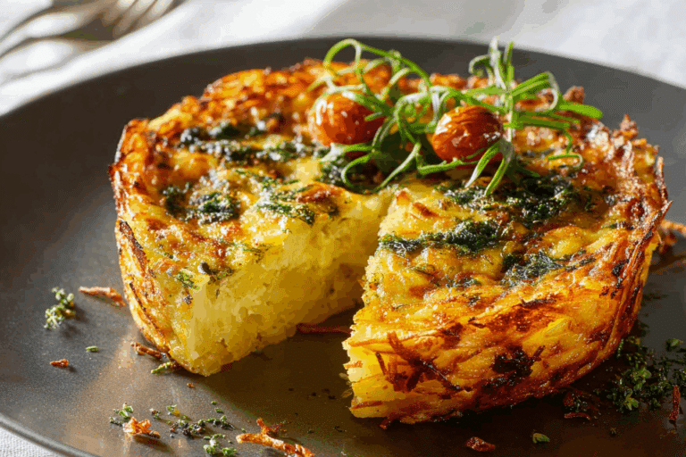 Hash Brown Crust Quiche