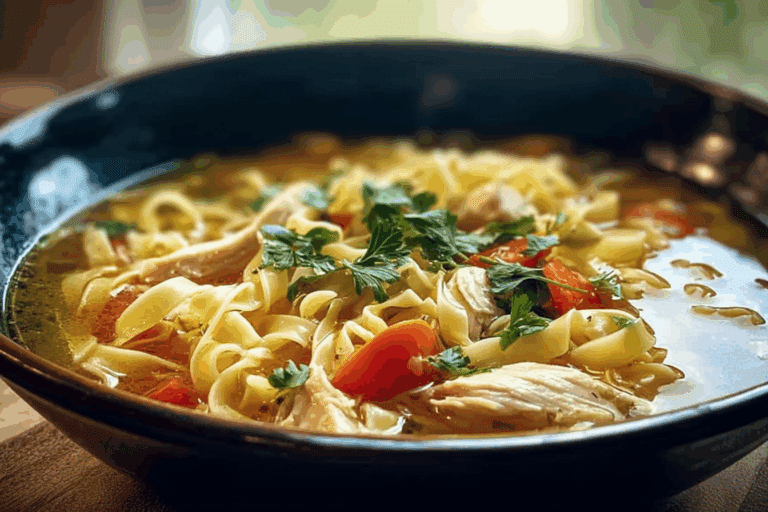 Homemade Chicken Noodle Soup