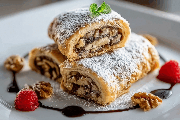Italian Nut Roll Cookies