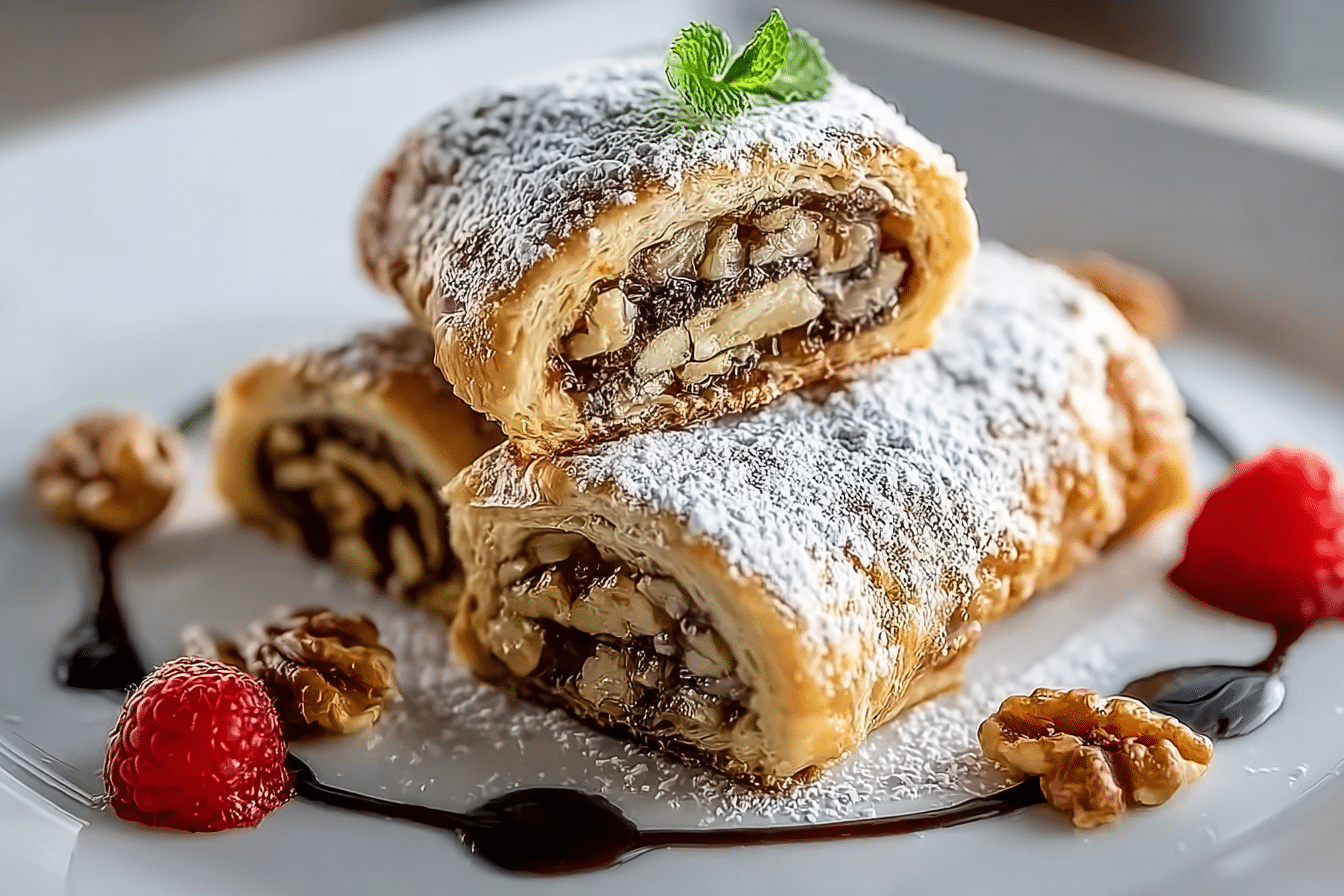 Italian Nut Roll Cookies
