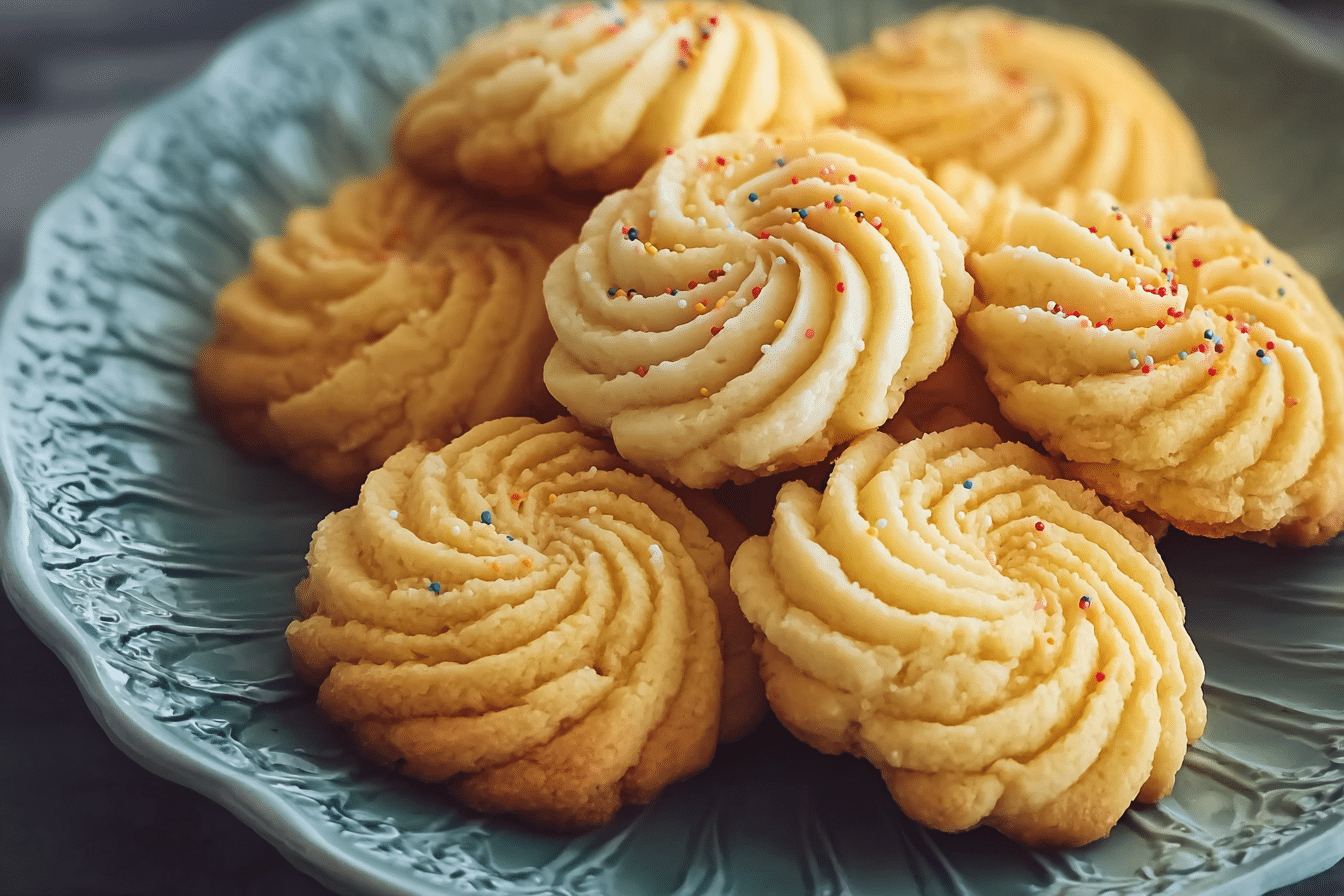 Quick & Easy Butter Piped Cookies