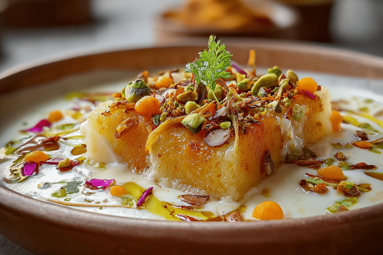 Shahi Tukda with Rabri