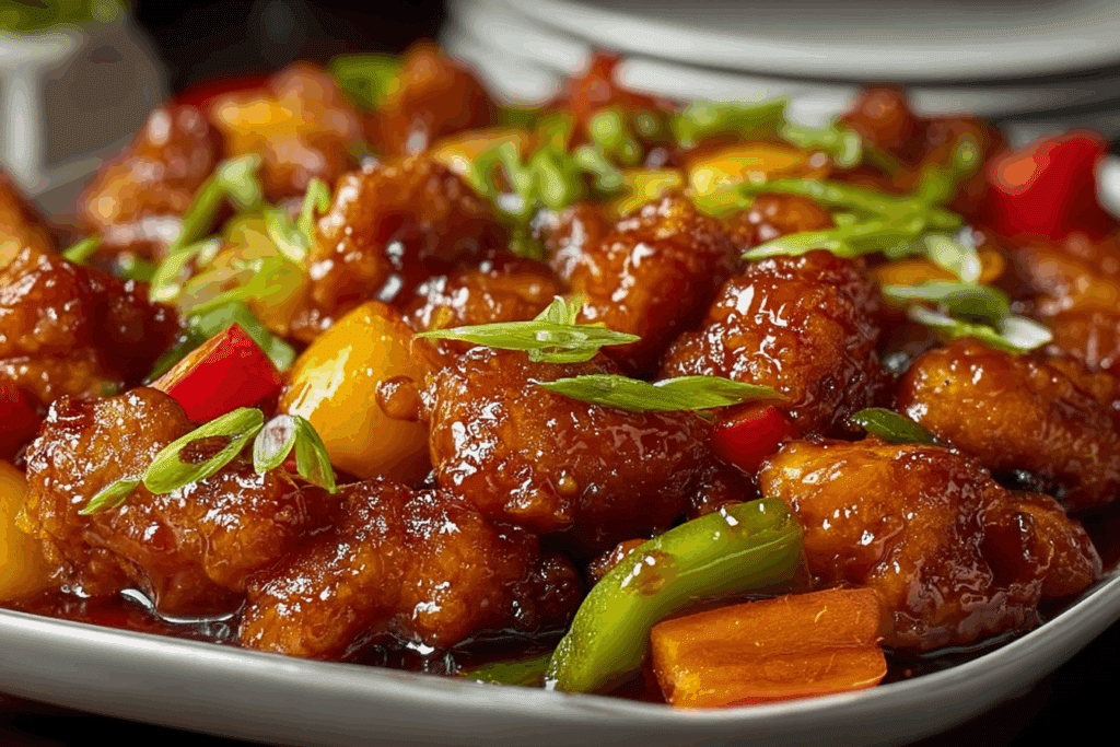 Sheet Pan Sticky Sweet and Sour Chicken Recipe