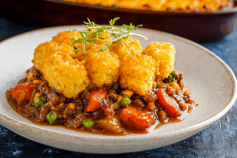 Shepherd's Pie Tater Tot Casserole