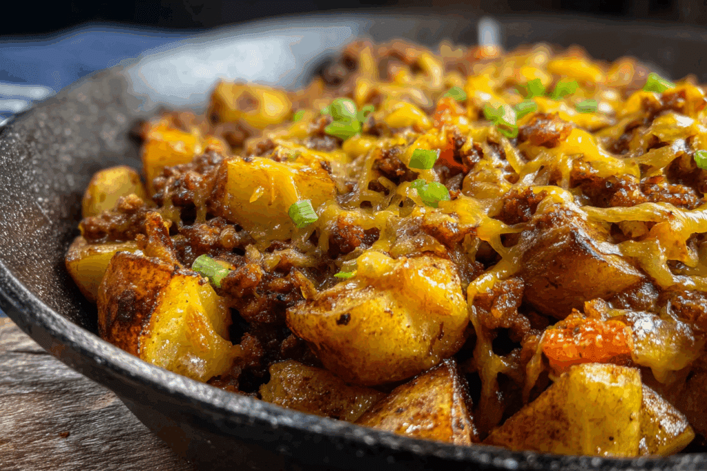 Sloppy Joe Potato Skillet