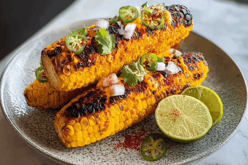 Spicy Grilled Corn