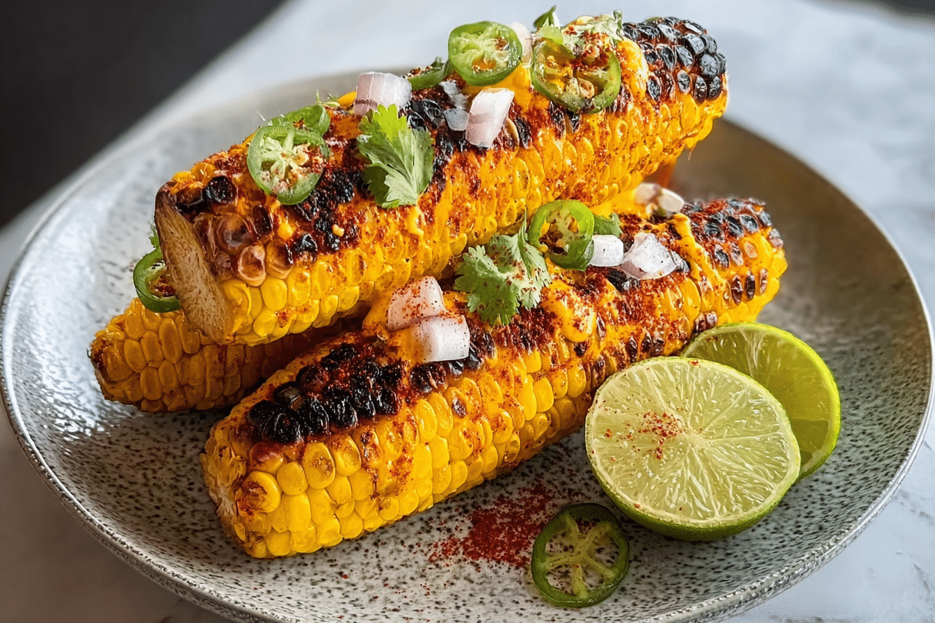 Spicy Grilled Corn