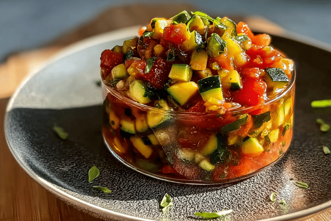 Sweet Smokey Zucchini Salsa