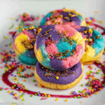 Unicorn Poop Cheesecake Cookies