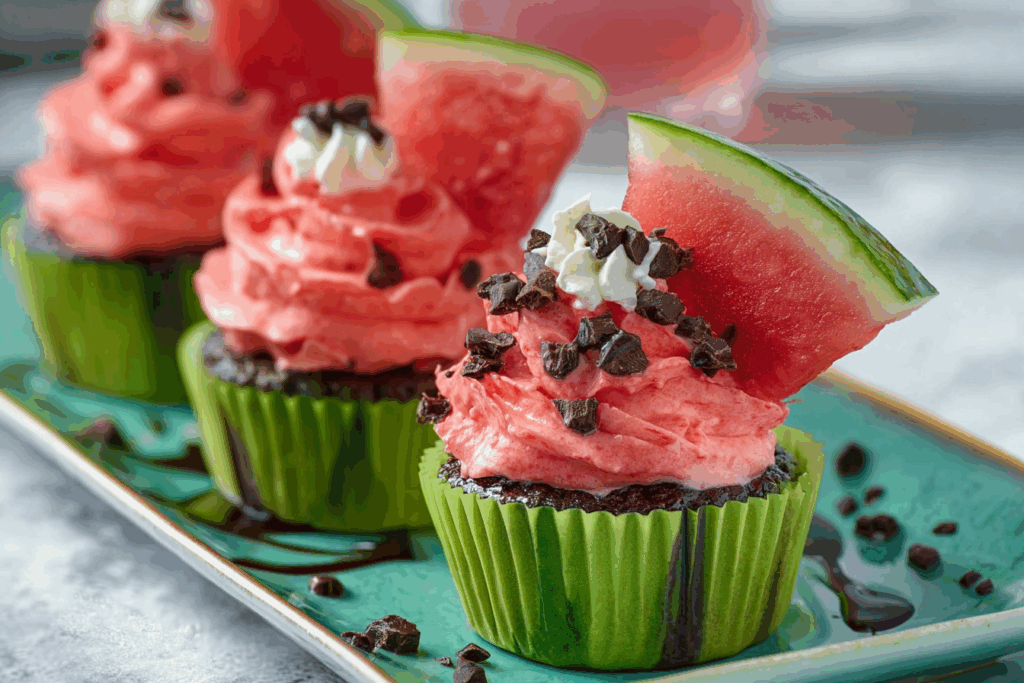 Watermelon Cupcakes Recipe