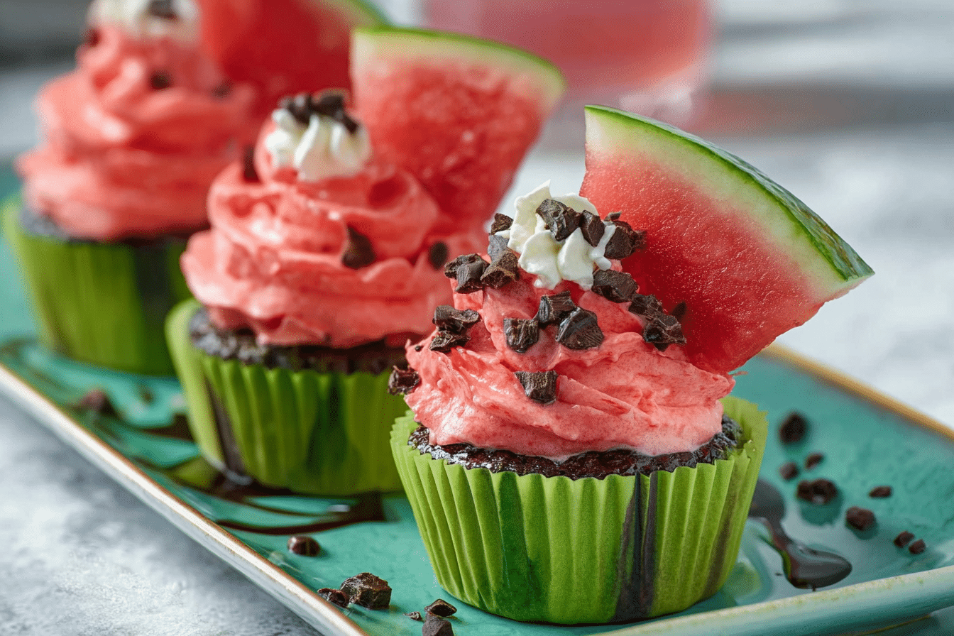 Watermelon Cupcakes Recipe