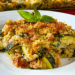 Zucchini Rice Casserole with Stuffing Mix