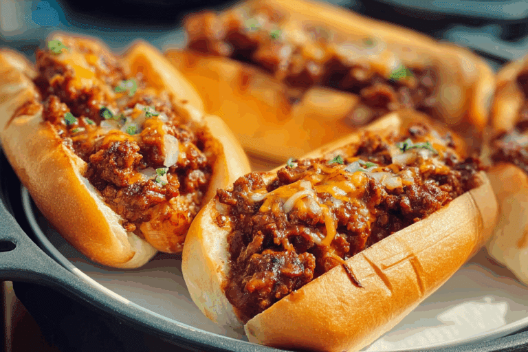 Air Fryer Sloppy Joe Dogs