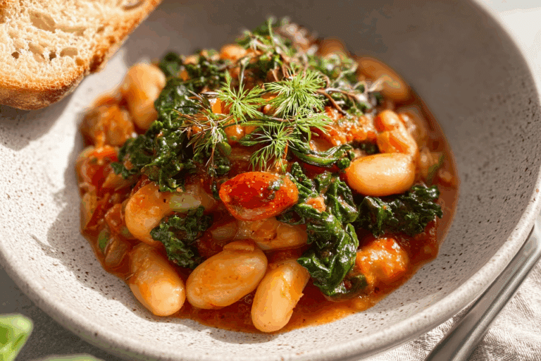 Butter Bean and Kale Stew