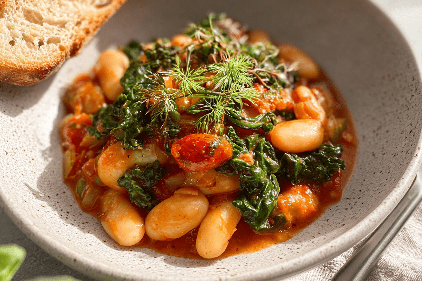 Butter Bean and Kale Stew