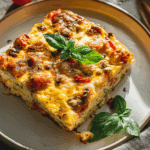 Cheesy Italian Egg Casserole