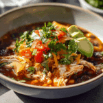Crockpot Chicken Enchilada Soup Recipe
