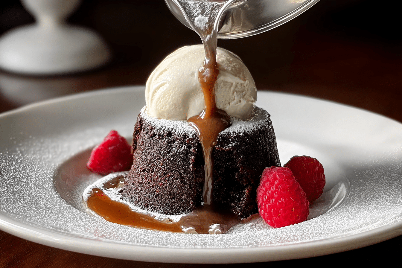 Mini Brown Butter Lava Cake Affogatos