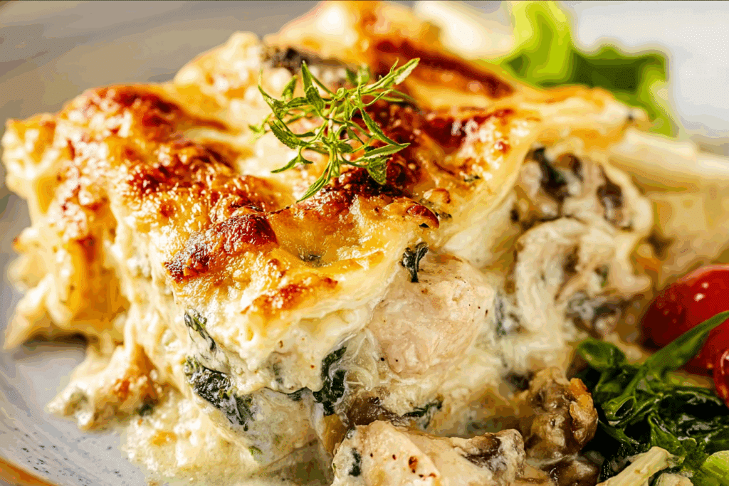 Chicken Alfredo Lasagna