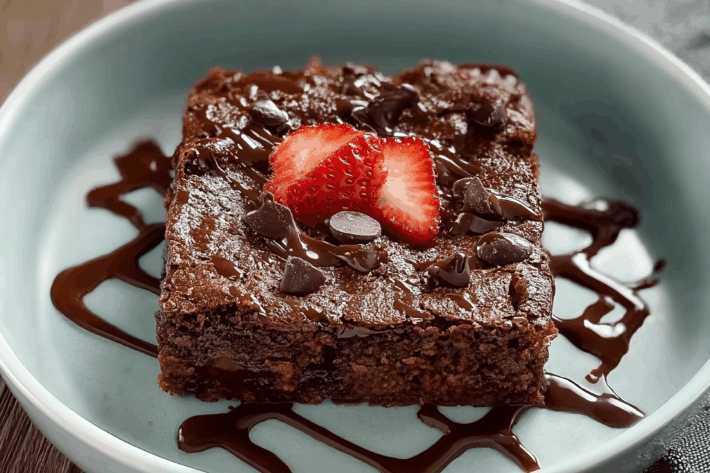 Quick Cottage Cheese Microwave Brownie