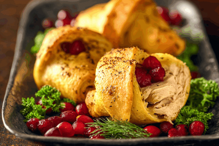 Leftover Turkey Crescent Rolls