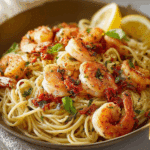 Garlic and Lemon Shrimp Pasta