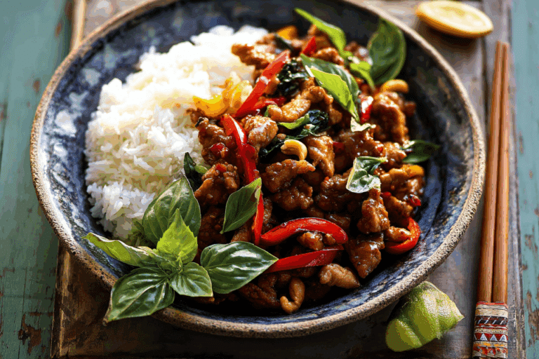 Better Than Takeout Sweet Thai Basil Chicken