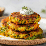 Zucchini Patties with Sweet Potato