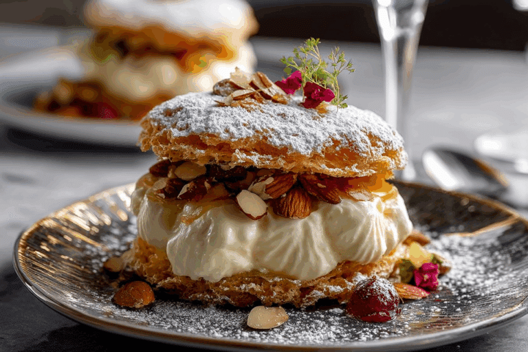 Almond Dacquoise Cream Clouds