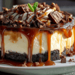 Caramel Brownie Cheesecake