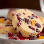 Cranberry Orange Shortbread Cookies