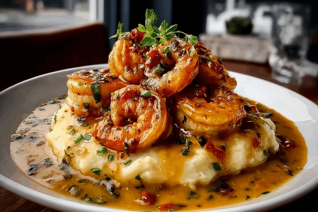 Creamy Cajun Shrimp & Mash