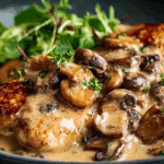 Dijon Mushroom Cream Chicken