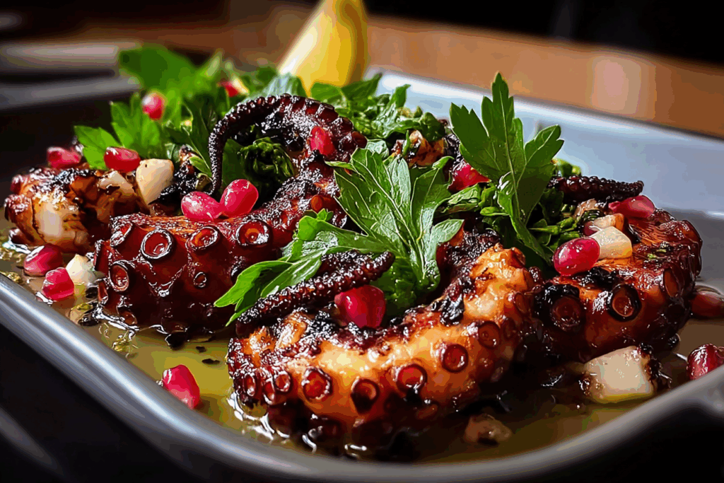 Homemade Grilled Octopus