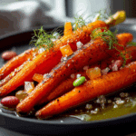 Honey Butter Carrots with a Candy Pop Surprise