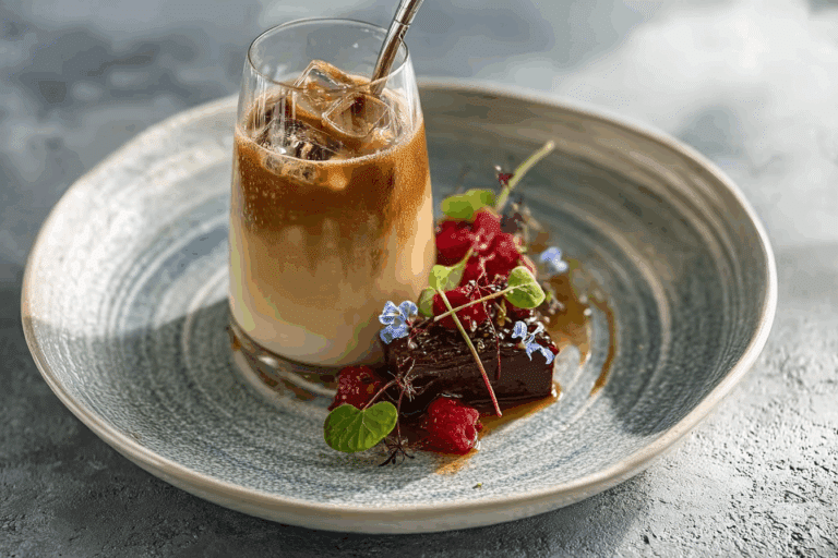 Iced Coffee with Vanilla