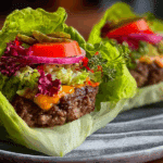 Keto Lettuce-Wrapped Cheeseburgers Recipe