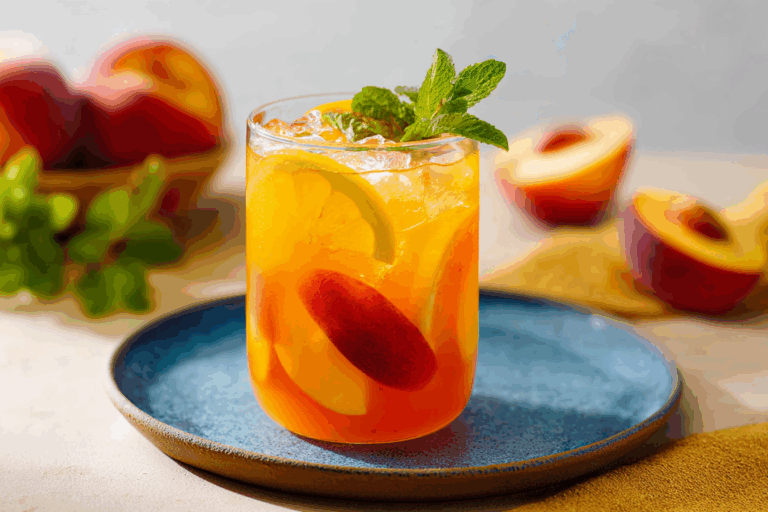 Refreshing Peach Lemonade