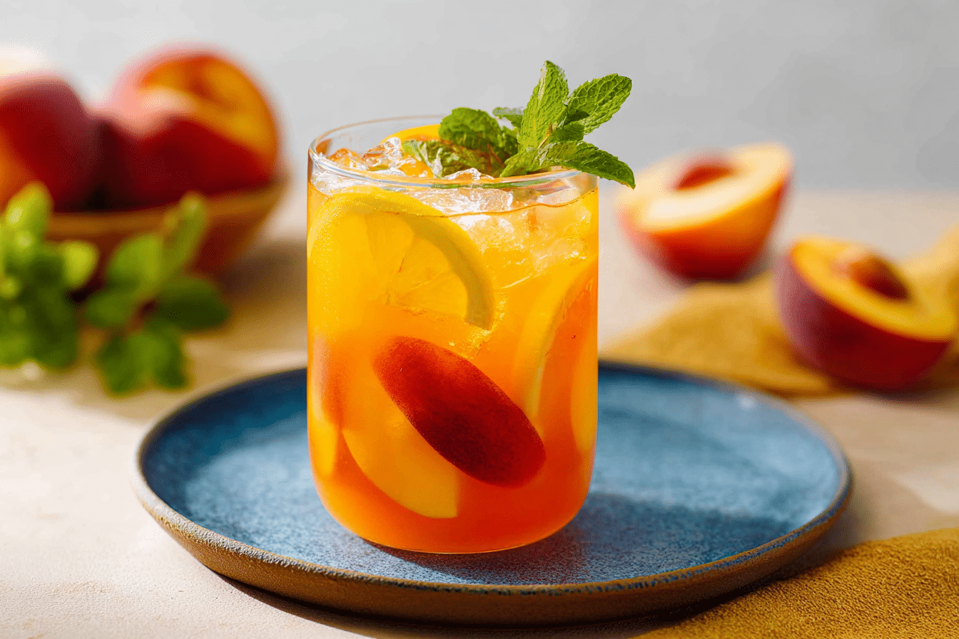 Refreshing Peach Lemonade