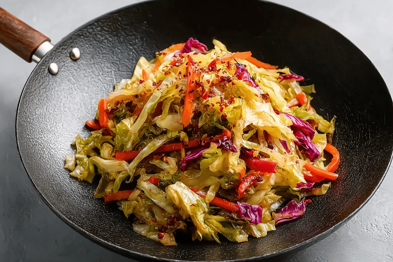 Spicy Stir-Fried Cabbage Recipe