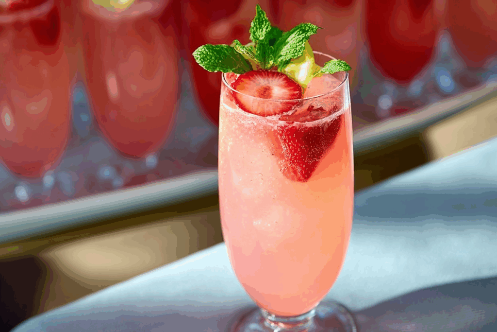 Strawberry Lemonade Sparkler
